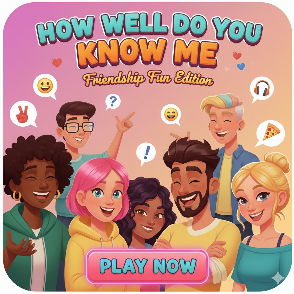 How Well Do You Know Me - Friendship Fun Edition
