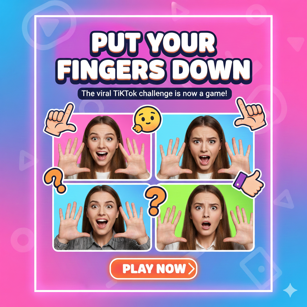 Put Your Fingers Down - The viral TikTok challenge is now a game!